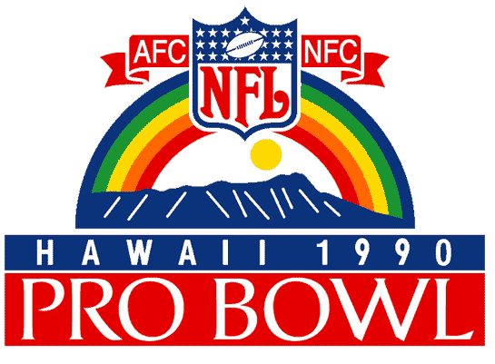 Pro Bowl 1990 Primary Logo t shirt iron on transfers